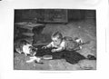 Old 1891 Young Baby Cat Infant Child Hugo Oehmichen Augustin Daly Int Victorian