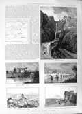 Print 1891 Spain Floods Alcira Ronda Talavera Lorca Toledo Puerta Sol James Fe