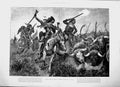 Old 1891 North American Indians Running Cattle Into Ranch Horses Weap 19th