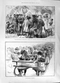 Old 1891 Pungwe Route Mashonaland Pioneer Camp M'Ponda'S Education Ch Victorian