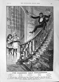 Old Antique Print 1891 Monkey Brand Cleaning Advertisement Brooke'S Soap C 19th