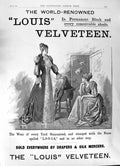 Antique Print 1891 Louis Velveteen Gsmiths Alliance Vinolia Soap Blondeau 19th