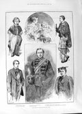 Old 1891 Young Child Prince Wales Queen Lord Mayor Alderman Evans Uni Victorian