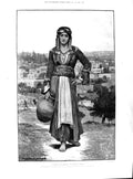 Old 1891 Nazareth Woman Camels Herbert Schmalz Briton Riviere Dogs Tr Victorian