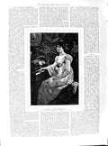 Old Antique Print 1891 Exhibition Henrietta Rae Harvey Goodwin Carlisle B 19th