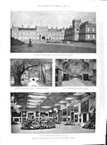 Old 1891 Welbeck Abbey Palace Tunnel Riding School Library Chapel Arthur 19th