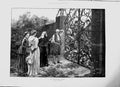 Antique Print 1891 Reynard'S Track Woodville Drawing Women Men Dogs Horses