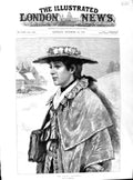 Antique Print 1891 Robertson Vicar'S Daughter Woman Beautiful Lady Outdoor 19th
