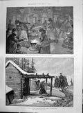 Print 1892 Famine Russia Eviction Irish Families Leather Lane Holborn Thomas C