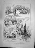 Old 1892 Cardinal Manning Lavington Church Sussex Beechwood House Rec Victorian