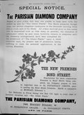 Antique Print 1892 Parisian Diamond Company Regent Street Piccadilly Circus