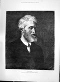 Old 1892 Thomas Carlyle Pottery George Ward Plate Lambeth Kentish War Victorian