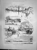 Old 1892 Metropolitan Rifle Ranges Staines Windsor Tringham Fall Fact Victorian