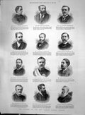 Old 1892 London Council Rosebery Burns Barrington Webb Hughes Clough Victorian