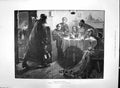 Old 1892 Life Boat Call-Out Family Home Dinner Table Starling Fine Ar Victorian