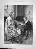 Old 1892 Private Secretary Young Boy Man Writing Duke Rutland Master Victorian