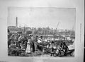Old 1892 Brazil Fish Market Rio De Janeiro South America Fishing Boat Victorian