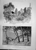 Old 1892 Ruins Convent Cap Martin Prince Wales Sojourn Edward Ross Ra Victorian