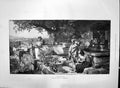 Original Old Antique Print 1892 Pleasant Studio Artist Ladies Painting Fine Art