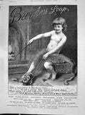 Old 1892 Advertisement Brooke;S Monkey Brand Soap Horse Banbury Cross Victorian