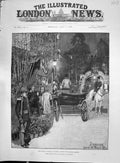 Old 1892 Queen Victoria Carriage Hyeres Leaving Railway Station Franc Victorian