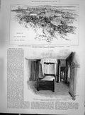 Old 1892 Queen Hyeres Costabelle Bed-Room Hotel L'Ermitage Professor Victorian