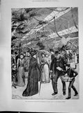 Old 1892 International Horticultural Exhibition Earl'S Court Wall Bra Victorian