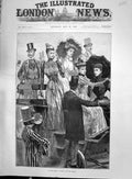 Antique Old Print 1892 Derby Horse Racing Sport Spectators Carriage Woodville