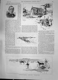 Old Print 1892 John Porter Kingsclere Horse Racing Stables Orme Duke West 19th
