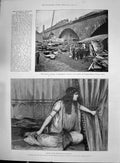 Old 1892 Sarah Bernhardt Cleopatra Theatre Railway Birmingham Crash B Victorian