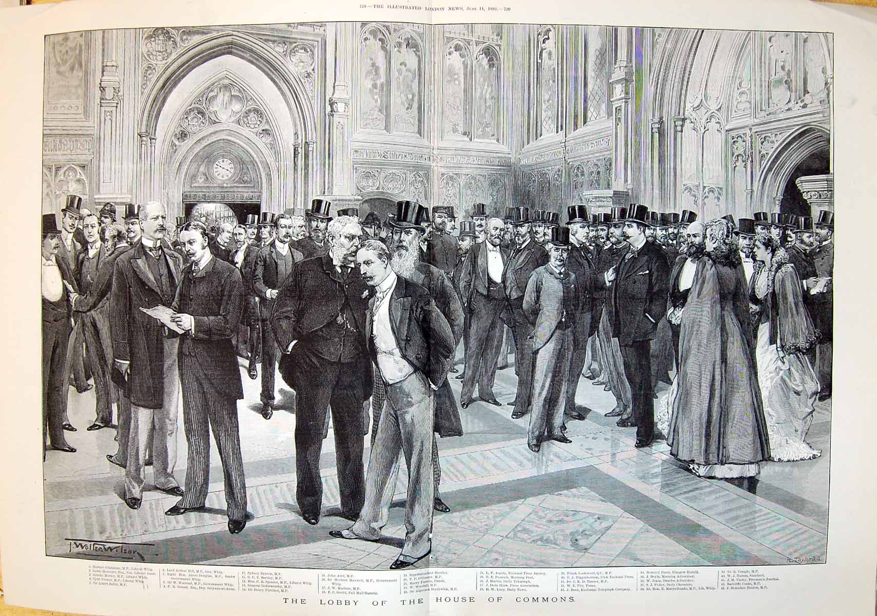 Old 1892 Lobby House Commons Aird Lockwood Bussy Austin Peacock Tem7 Victorian