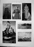 Old 1892 Art Shannon Canziani Poynter Fisher Animals People Japanese Victorian