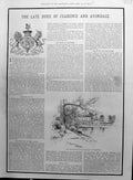 Old 1892 Duke Clarence Avondale Frogmore Prince Victor Princess Louis Victorian