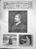 Old 1892 Gallery Art Crane Chloe Taylor Foster Smedley Boulogne-Sur-M Victorian