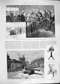 Old Antique Print 1892 Marquis Dufferin Ava Walmer Castle Duke Wellington 19th