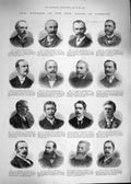 Old Antique Print 1892 Commons Lough Clough Benn Lloyd Scoble James Ross 19th