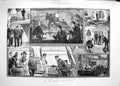 Old Antique Print 1892 Life Board Man-Of-War Ship Navy Sailors Sick-Bay 19th