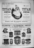 Original Old Antique Print 1892 Advertisement Gsmith Titan Soap Liverpool 19th
