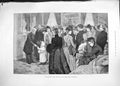 Old Antique Print 1892 Presidents Public Reception White House Washington 19th