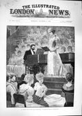 Old Antique Print 1892 St. Andrew'S Day Royal Albert Hall Singing Bonnie 19th