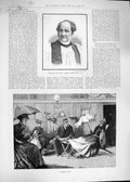 Old Antique Print 1892 Wordsworth Passenger Ship Khoren Gould Stroud Hort 19th