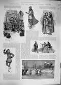 Original Old Antique Print 1892 Irmengarda Opera Covent Garden Conrad Cuniberto