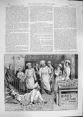 Original Old Antique Print 1892 Advertisement Birds Custard Powder Cooking 19th