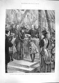 Old Antique Print 1892 Prince Wales St. Mary'S Hospital Paddington Maud 19th