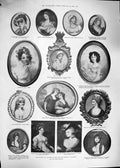 Old Antique Print 1892 Enamels Fine Art Queen George Kauffman Kent Mellon 19th