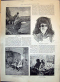 Old 1893 Magazine Art Centaur Lemon Charles Meryon Flameng Herkomer F Victorian