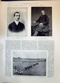 Old 1893 Egypt Abbas Pasha Khedive Egypt Lord Cromer Evelyn Baring Ha Victorian