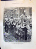 Old 1893 Royal Wedding Berlin Banquet Royal Palace Blaine Pelham Theo Victorian