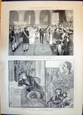 Old 1893 Royal Wedding Berlin Torch-Dance Royal Palace Bauble Shop Th Victorian
