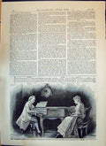 Old 1893 Advertisement John Brinsmead Sons Piano Music Bond Street Lo Victorian